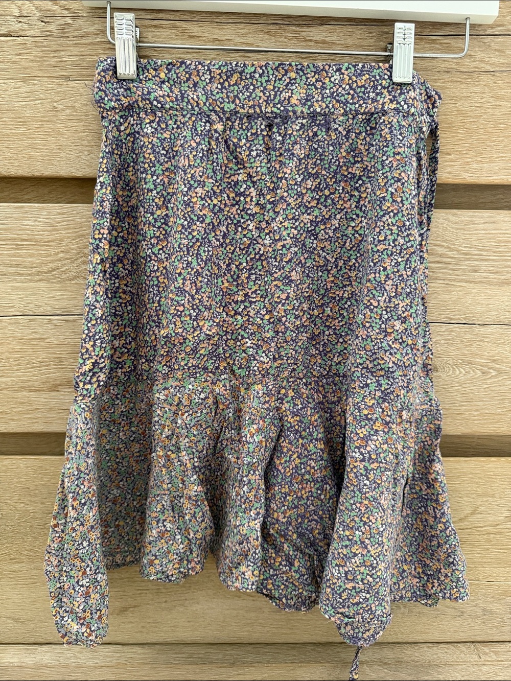 Vintage Indian Floral Midi Skirt in kids are petite women’s xxs XS